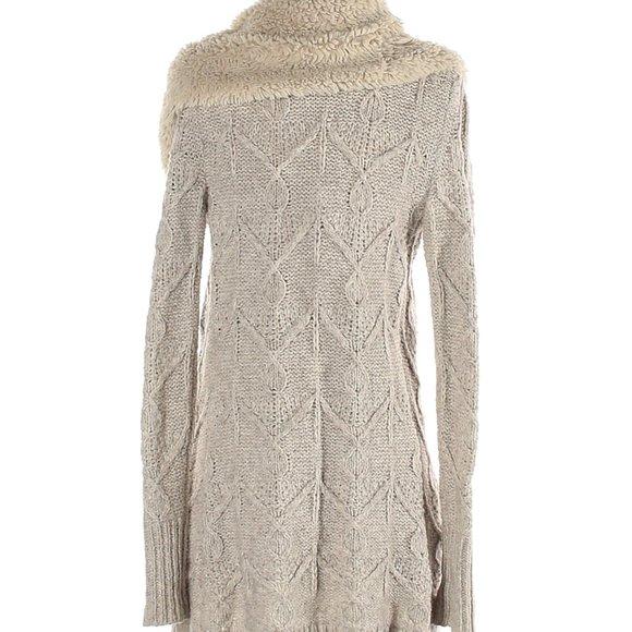 Anthropologie Sleeping on Snow Bondurant Sherpa Cardigan Sweater XS EUC - Picture 5 of 6